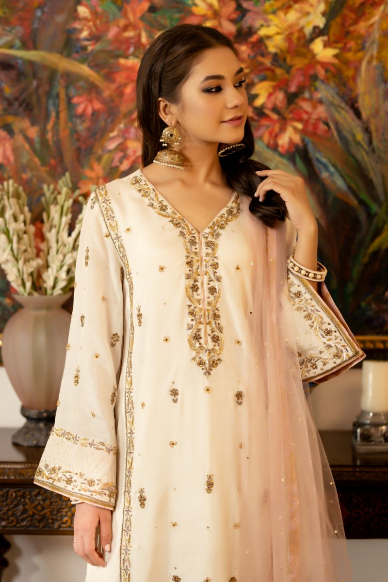 3PC Luxury Formal Ready-to-Wear Dress – Laung Da Lashkara