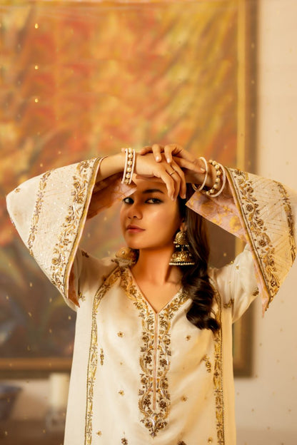 3PC Luxury Formal Ready-to-Wear Dress – Laung Da Lashkara