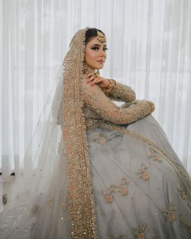 Elegant Pastel Blue Maxi Gown – The Perfect Bridal Choice