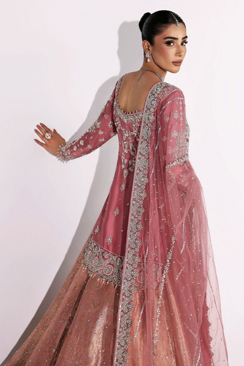Pakistani Waleema  Dress in Bridal Lehenga Shirt Style