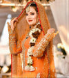 Orange Sharara Shirt Bridal Pakistani Mehndi Dresses