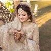 3 Piece Embroidered Ready to Wear Nikkah Dress with Organza Shirt, Masoori Gharara & Dupatta