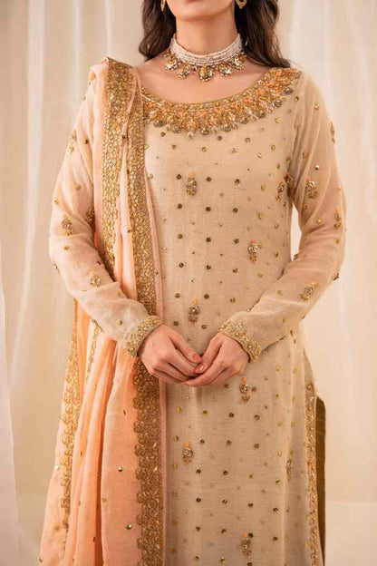 3PC Ready-to-Wear Embroidered Khadi Dress – Classic Look